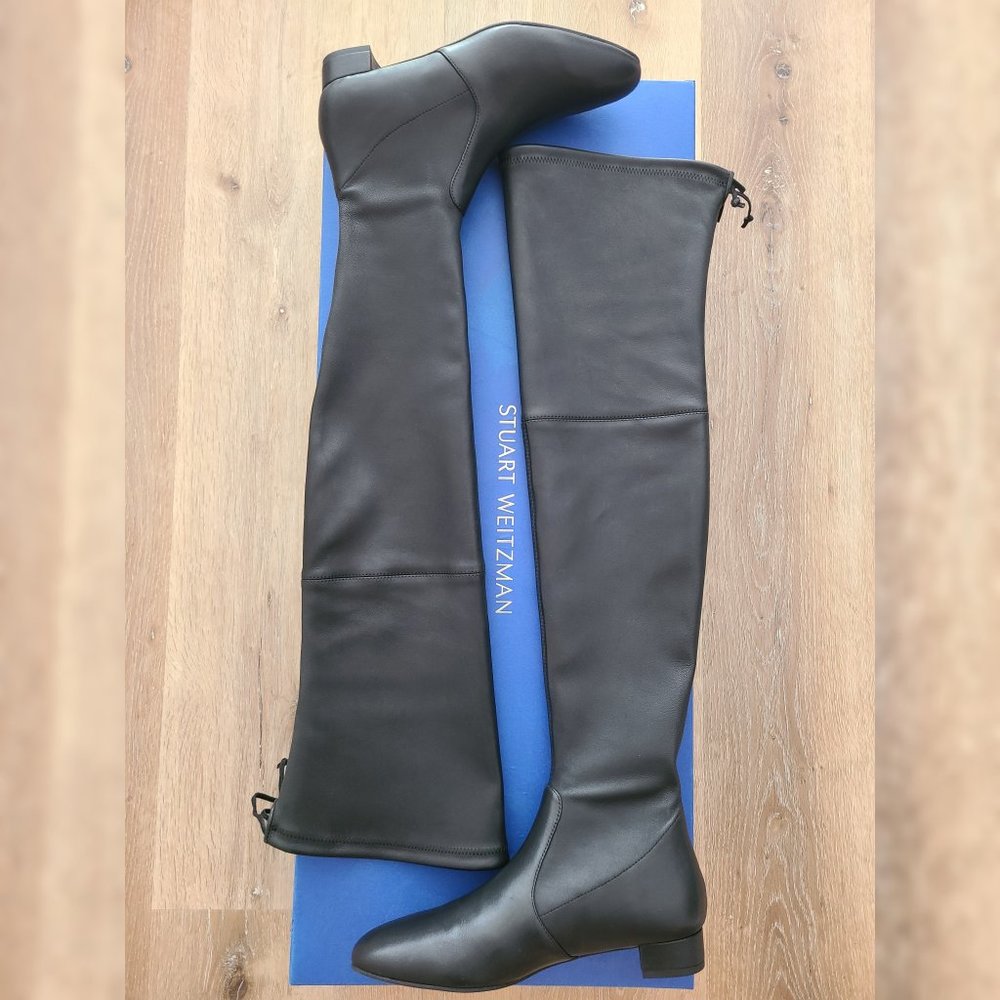 STUART WEITZMAN GENNA 25 City (NIB) - BLACK OTK Boots 7.5